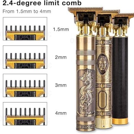 T9 USB Professional Hair Trimmer 0mm Baldheaded Cutter Beard Shaving Carving Tool Hair Cutting Machine for Men